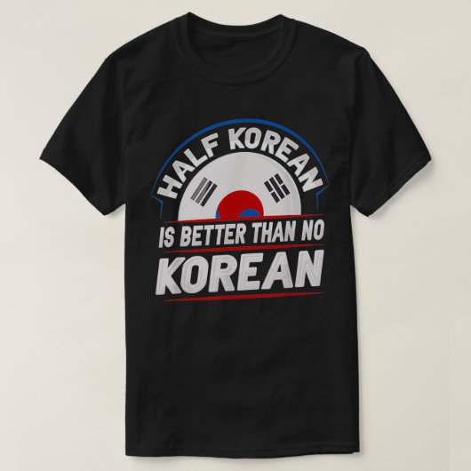 Zuid-Koreaans cultuurontwerp voor een Koreaans-Ame T-shirt (Design voorkant)