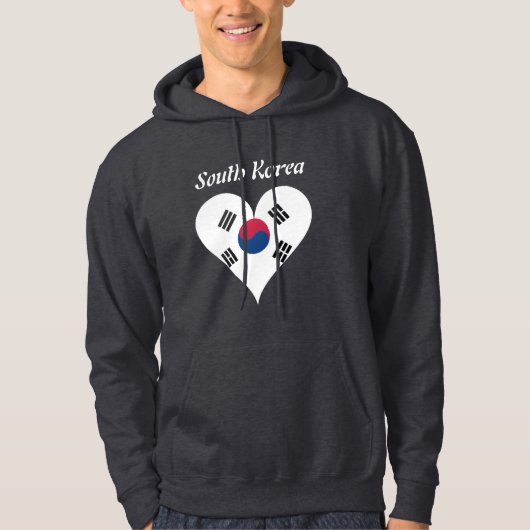 Zuid-Koreaans hart Hoodie (Voorkant)