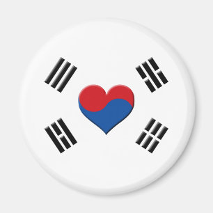 Zuid-Koreaans hart Magneet
