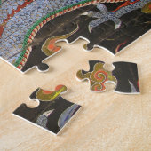 Zuid-Koreaans Seoul Namdaemun Asian Dragon Legpuzzel (Zijkant)