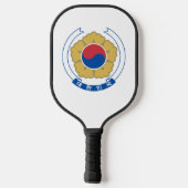 Zuid-Koreaans vlaggenembleem Pickleball Paddle (Achterkant)