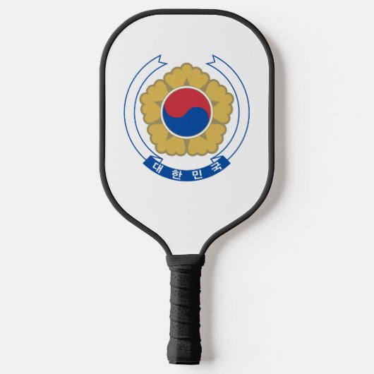 Zuid-Koreaans vlaggenembleem Pickleball Paddle (Achterkant)