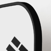 Zuid-Koreaans vlaggenembleem Pickleball Paddle (Links Detail)