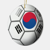 Zuid-Koreaans voetbalornament Keramisch Ornament (Links)