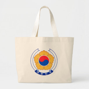 Zuid-Koreaans wapen Grote Tote Bag