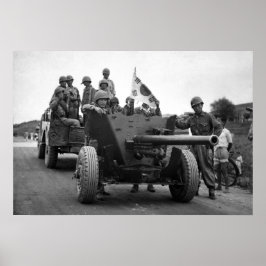 Zuid-Koreaanse artilleristen Poster