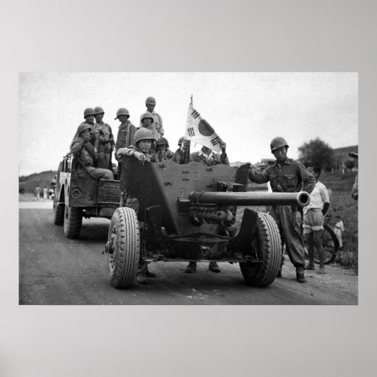 Zuid-Koreaanse artilleristen Poster (Voorkant)