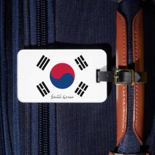 Zuid-Koreaanse Bagagelabels, patriottische Koreaan Bagagelabel