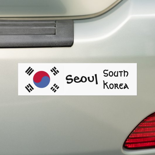 Zuid-Koreaanse Bumpersticker (Op auto)
