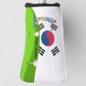 Zuid-Koreaanse golfer Golfheadcover (Draai 90)