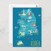 Zuid-Koreaanse kaart (Voorkant / Achterkant)