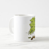 Zuid-Koreaanse kaart Koffiemok (Voorkant links)