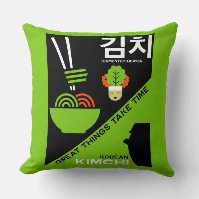 Zuid-Koreaanse Kimchi Kussen (Voorkant)