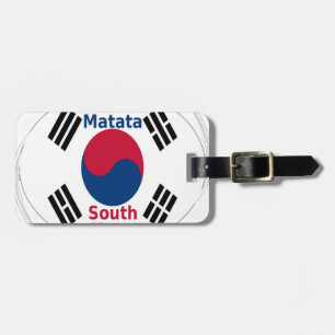 Zuid-Koreaanse nationale vlag: Koreaanse Taegeukgi Bagagelabel