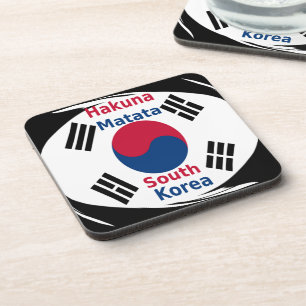 Zuid-Koreaanse nationale vlag: Koreaanse Taegeukgi Onderzetter