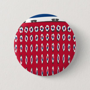 Zuid-Koreaanse nationale vlag: Koreaanse Taegeukgi Ronde Button 5,7 Cm