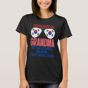 Zuid-Koreaanse oma - Zuid-Korea - Zonbrillen T-shirt