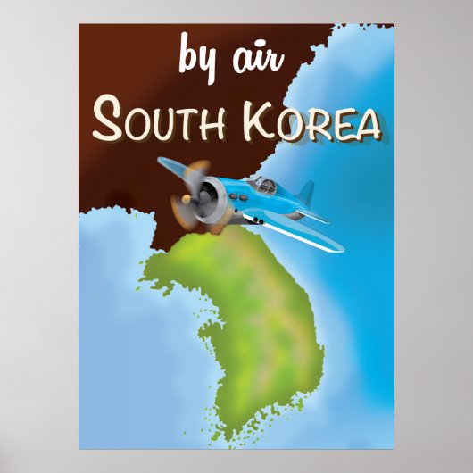 Zuid-Koreaanse reisposter Poster (Voorkant)
