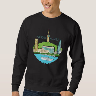 Zuid-Koreaanse stad Seoul souvenir voor mannen vro Trui