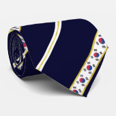 Zuid-Koreaanse strepenvlag Stropdas (Opgerold)