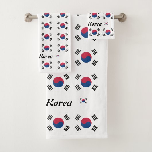 Zuid-Koreaanse vlag Bad Handdoek (Insitu)
