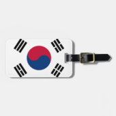 Zuid-Koreaanse vlag Bagagelabel (Voorkant horizontaal)