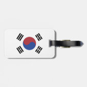 Zuid-Koreaanse vlag Bagagelabel (Achterkant horizontaal)