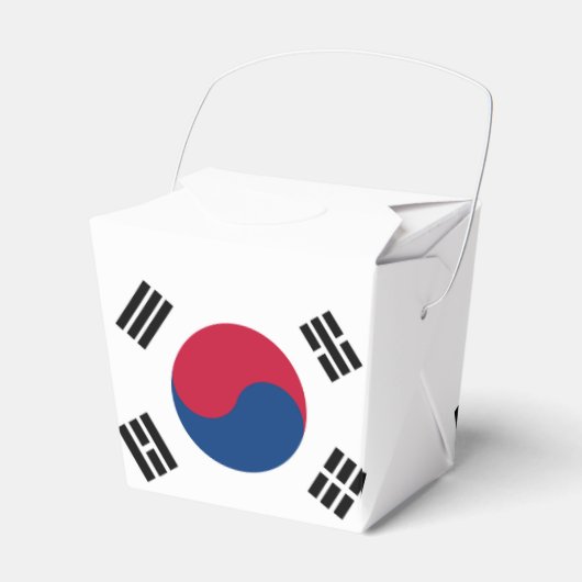 Zuid-Koreaanse vlag Bedankdoosjes (Voorkant Zijde)