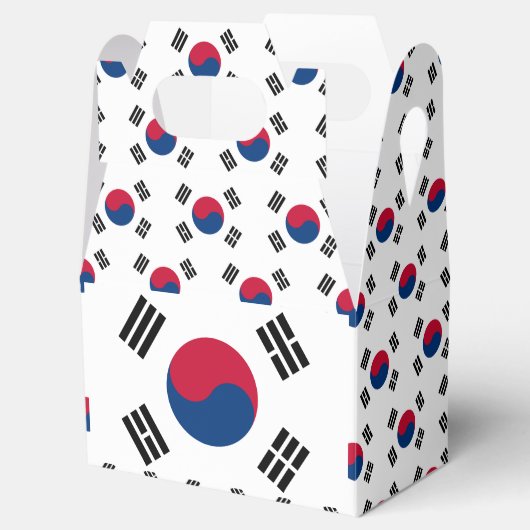 Zuid-Koreaanse vlag Bedankdoosjes (Geopend)