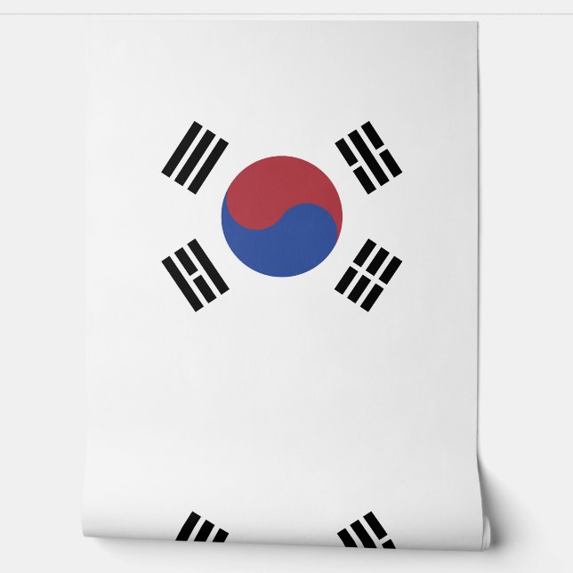 Zuid-Koreaanse vlag Behang (Afrollen)