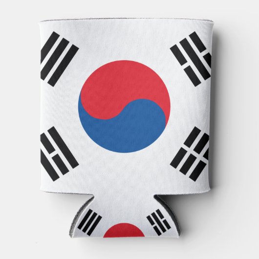 Zuid-Koreaanse vlag Blikjeskoeler (Voorkant)