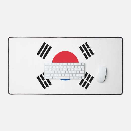Zuid-Koreaanse vlag Bureaumat (Keyboard & Muis)