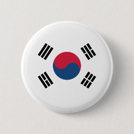 Zuid-Koreaanse vlag Button