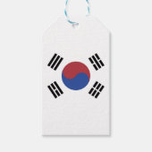 Zuid-Koreaanse vlag Cadeaulabel (Voorkant)