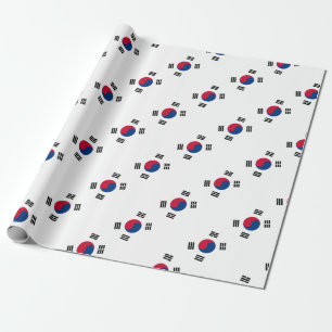 Zuid-Koreaanse vlag Cadeaupapier