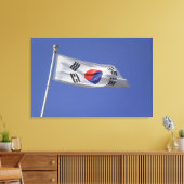 Zuid-Koreaanse vlag Canvas Afdruk (Insitu (Woonkamer))