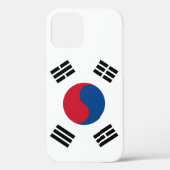 Zuid-Koreaanse vlag Case-Mate iPhone Case (Achterkant)