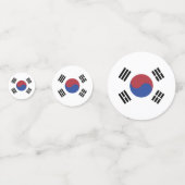 Zuid-Koreaanse vlag Confetti (Voorkanten)