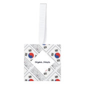 Zuid-Koreaanse vlag Decoratie (Voorkant)