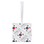 Zuid-Koreaanse vlag Decoratie (Rechts)