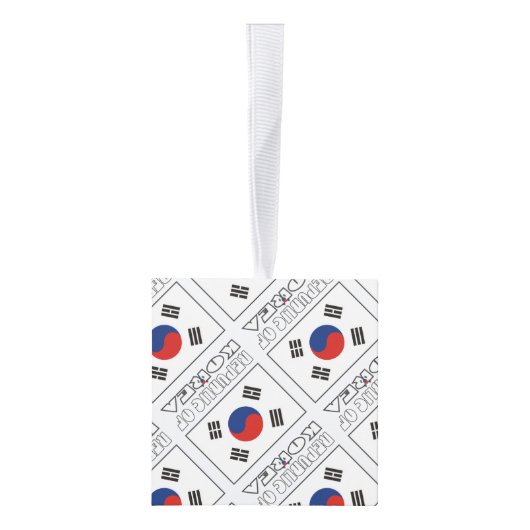 Zuid-Koreaanse vlag Decoratie (Rechts)