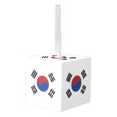 Zuid-Koreaanse vlag Decoratie (Achter hoekig)