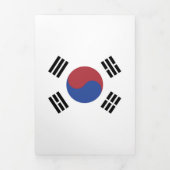 Zuid-Koreaanse vlag Drieluik Kaart (Cover)