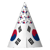 Zuid-Koreaanse vlag Feesthoedjes (Achterkant)