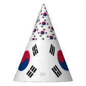 Zuid-Koreaanse vlag Feesthoedjes (Links)