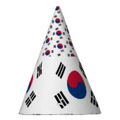 Zuid-Koreaanse vlag Feesthoedjes (Rechts)