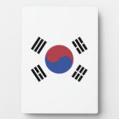 Zuid-Koreaanse vlag Fotoplaat (voorkant)