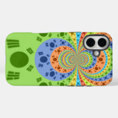 Zuid-Koreaanse vlag geïnspireerde Abstracte kunstp Case-Mate iPhone Case (Achterkant (horizontaal))