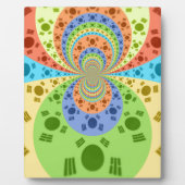 Zuid-Koreaanse vlag geïnspireerde Abstracte kunstp Fotoplaat (Voorkant)