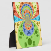 Zuid-Koreaanse vlag geïnspireerde Abstracte kunstp Fotoplaat (Zijkant)